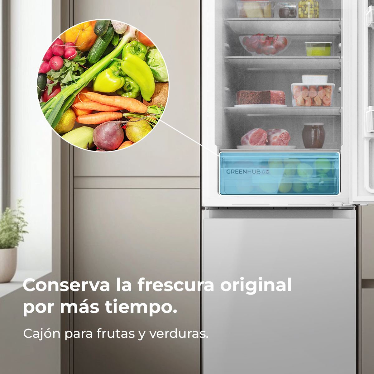 Bolero CoolMarket Combi 296 DF White | Envío, instalación y retirada RAEE gratis – foto detalle 5